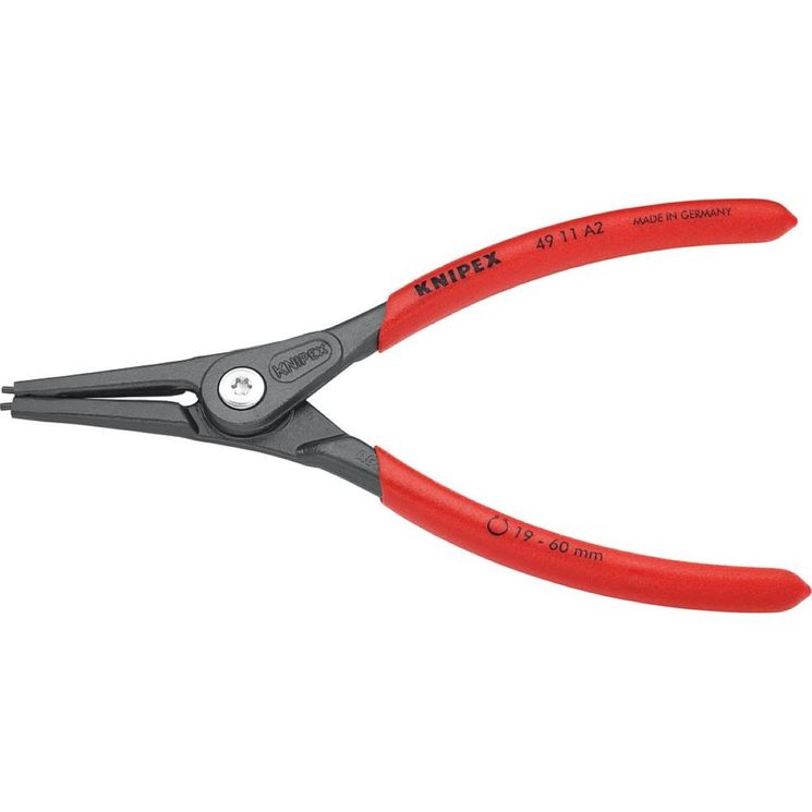 Pince pour circlips extérieur, circlips  Ø19-60 mm, KNIPEX, 49 11 A2