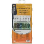 Assortiment de 120 fusibles enfichables standard, 5 à 30 A