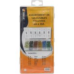 Assortiment de 120 fusibles steatites, 6 à 30 A