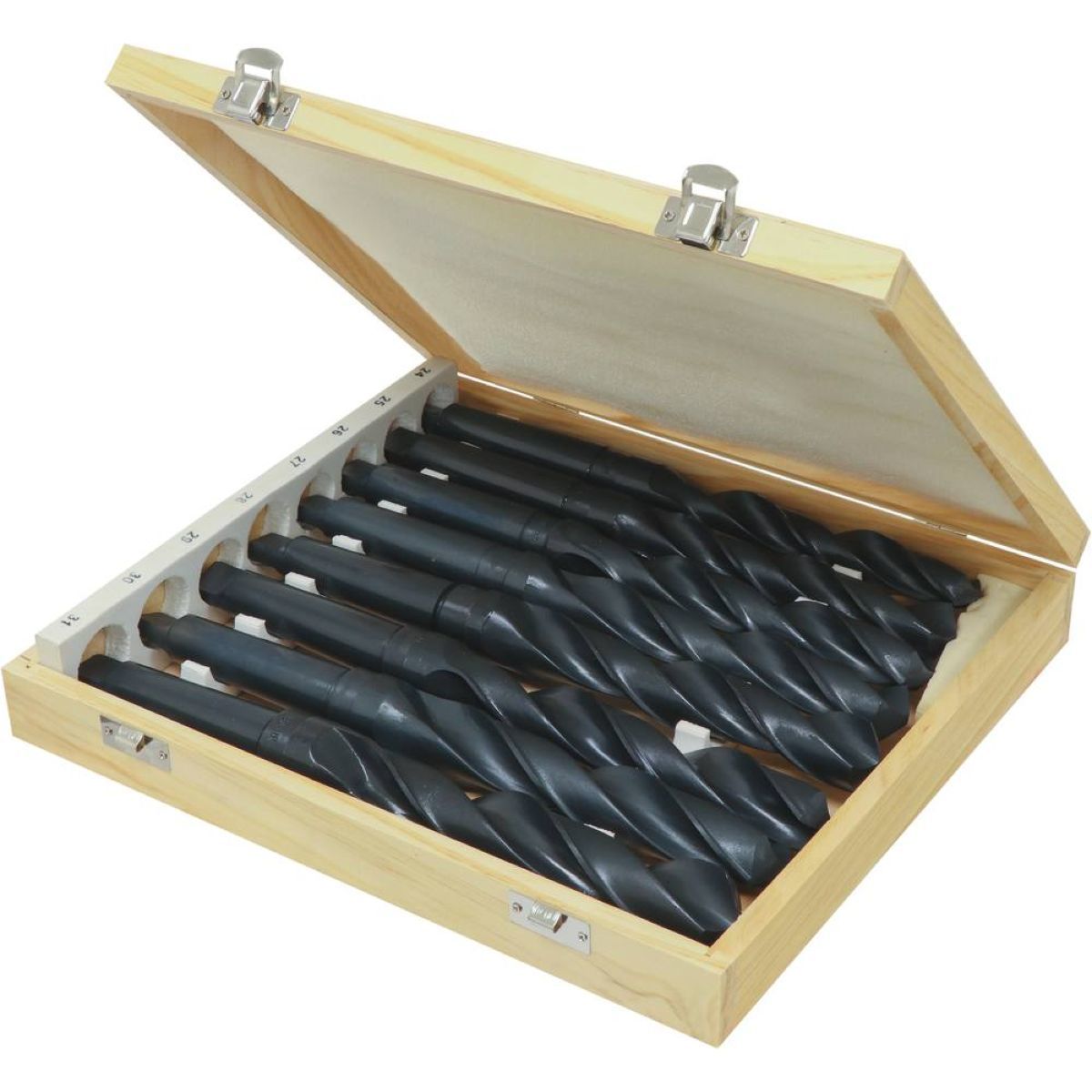 Coffret de foret cône morse HSS, foret CM3 laminé, DRAKKAR