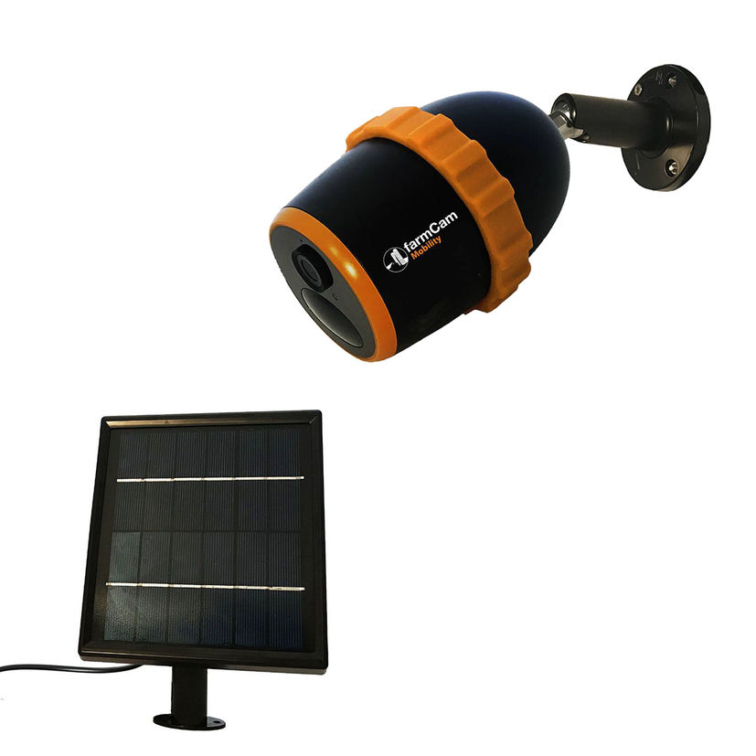 Kit caméra de surveillance autonome, sans fil, FarmCam mobility S 4G + panneau solaire LUDA FARM