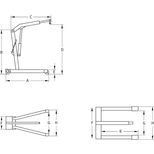 Grue d´atelier pliante 1000 Kg, Compac