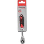 Cliquet 72 dents 1/4" réversible tête compacte avec bouton poussoir, DRAKKAR