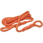 Corde de traction 6m x Ø22mm avec 2 boucles, résistance 6 tonnes