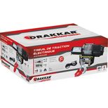 Treuil de traction électrique 12V, capacité 1800 kg, DRAKKAR