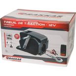 Treuil de traction électrique 12V, capacité 500 kg, avec télécommande sans fil, DRAKKAR