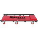 Chariot de garage 100 kg, châssis en acier renforcé, matelas mousse, DRAKKAR