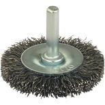 Brosse circulaire sur tige Ø 50mm, hauteur 7mm, épaisseur du fil acier 0,30mm, DRAKKAR