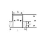 Bride M10 pour fixation étau sur table de perceuse, DRAKKAR