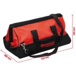 Sac porte-outils PRO avec anse textile, bandoulière, 520x300x320 mm, DRAKKAR