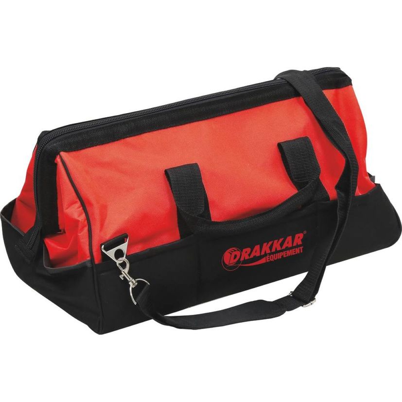 Sac porte-outils PRO avec anse textile, bandoulière, 520x300x320 mm, DRAKKAR