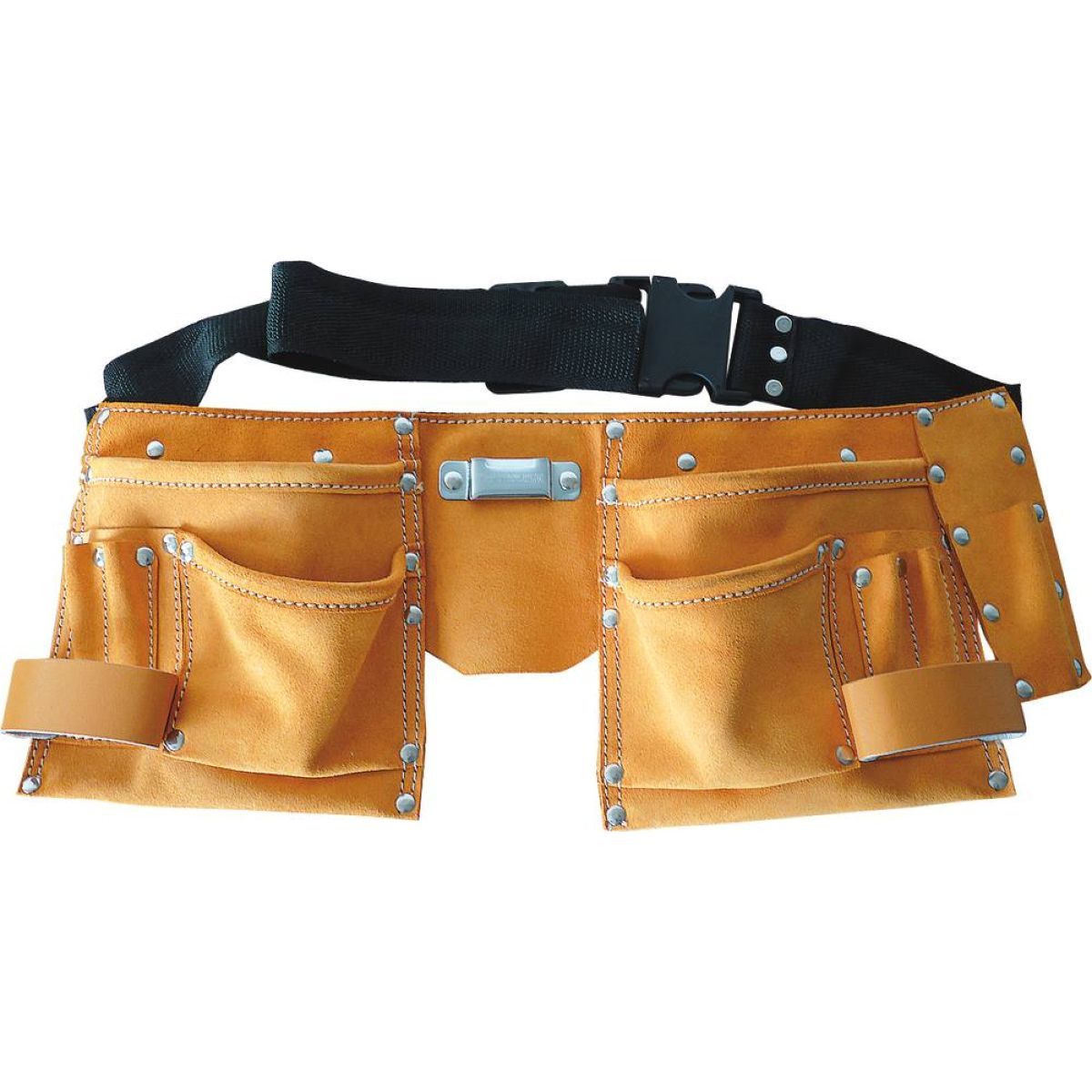 Ceinture porte-outils cuir, double standard, détachable et réglable facilement