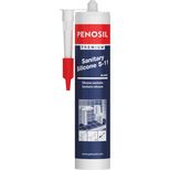 Cartouche mastic silicone blanc 300 ml, anti-moisissures, spécial sanitaires