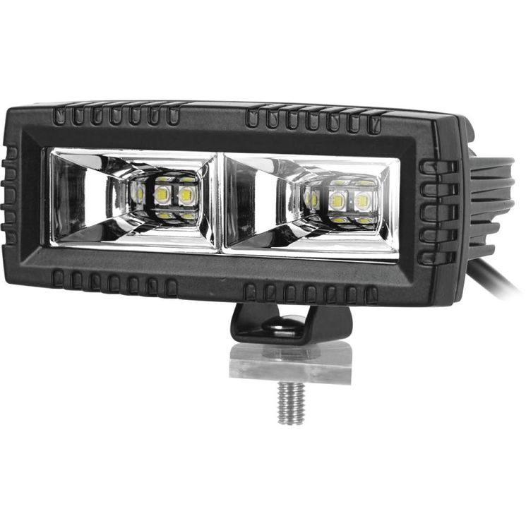 Phare de travail rectangle LED 10/30V 40W 2000Lm, faisceau large, portée d'éclairage 31 mètres