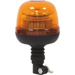 Gyrophare LED double flash 12/24V, sur tige flexible, homologué R65-R10