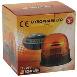 Gyrophare LED double flash 12/24V, à plat, homologué R65-R10