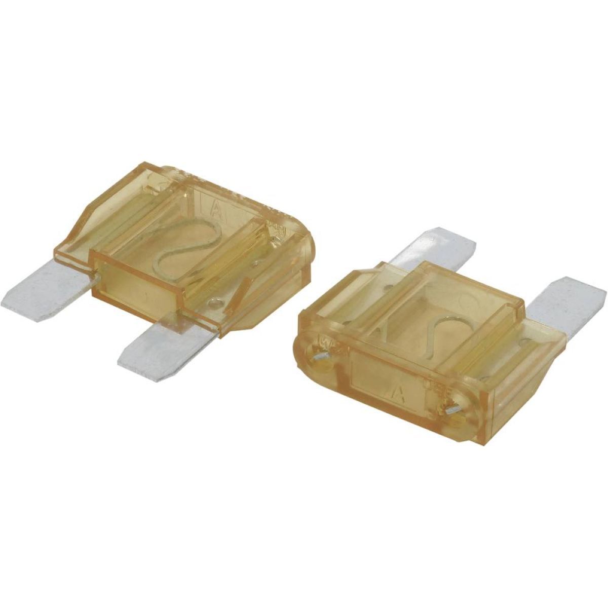 Lot de 2 maxi-fusibles enfichables beige 70A