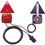 Kit de signalisation magnétique avec triangle, entre feux 2,50 mètres, câble 7,50 mètres