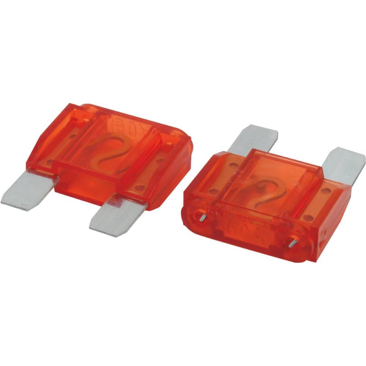 Lot de 2 maxi-fusibles enfichables rouge 50A