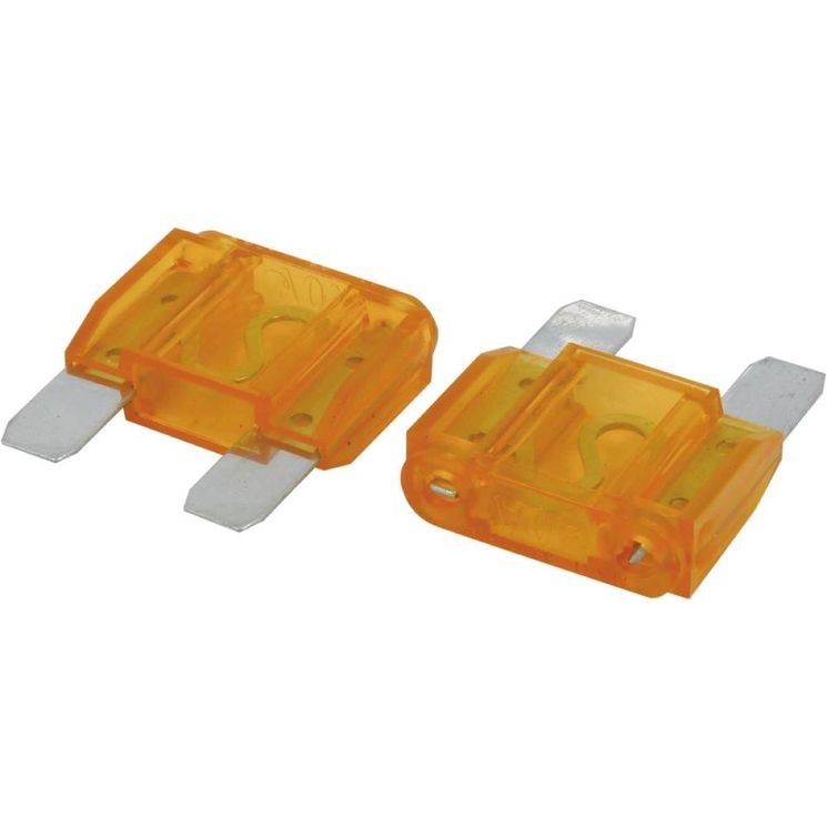 Lot de 2 maxi-fusibles enfichables orange 40A