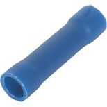 Lot de 10 cosses jonction bout à bout isolées à sertir bleue pour fil 1 à 2,5mm²