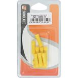 Lot de 10 cosses jonction bout à bout isolées à sertir jaune pour fil 4 à 6mm²