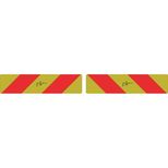 Jeu de 2 plaques ALU europe camion pour porteurs et tracteurs, 565x140 mm