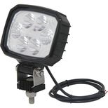 Phare de travail rectangle 6 LED en carbone 12W, combiné, lumens 1500