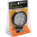 Phare de travail rond LED 10/32V 27W 1800Lm, faisceau longue portée, portée d'éclairage 800 mètres