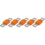 Lot de 5 fusibles enfichables méga 150A orange