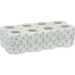 Lot de 96 rouleaux de papier hygiénique, blanc 200 feuilles - 2 plis, KARZHAN