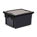 Bac de rangement avec couvercle clipsable 20 litres, EDA