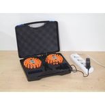 Kit signalisation, 2 balises LED magnétiques, avec valise rechargeable, UNIVERSEL