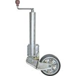 Roue jockey AUTOMATIQUE 500kg jante acier, tube Ø 60mm