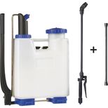 Pulvérisateur à dos ALTA 12 litres translucide joints VITON, pour huiles, lubrifiants, essence, solvants, javel