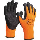 Gants anti-froid coton, polyester, enduit latex crêpé, taille 9 (L)