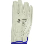 Gants de maîtrise tout cuir fleur de bovin, EN 388 - EN 420, taille L (9)