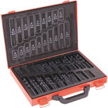 Valise métallique 170 forets taillés meulés, de 1 à 10mm, DRAKKAR