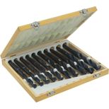 Coffret de 10 forets cône morse HSS CM2, Ø14,5 à 23mm, DRAKKAR