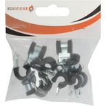 Collier acier zingué 12mm avec protection caoutchouc Ø8mm - en lot de 10 pièces KLIPPER