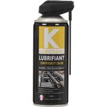 Lubrifiant chaine et convoyeur KARZHAN, multisupport, protège de l’humidité, aérosol de 400 ml