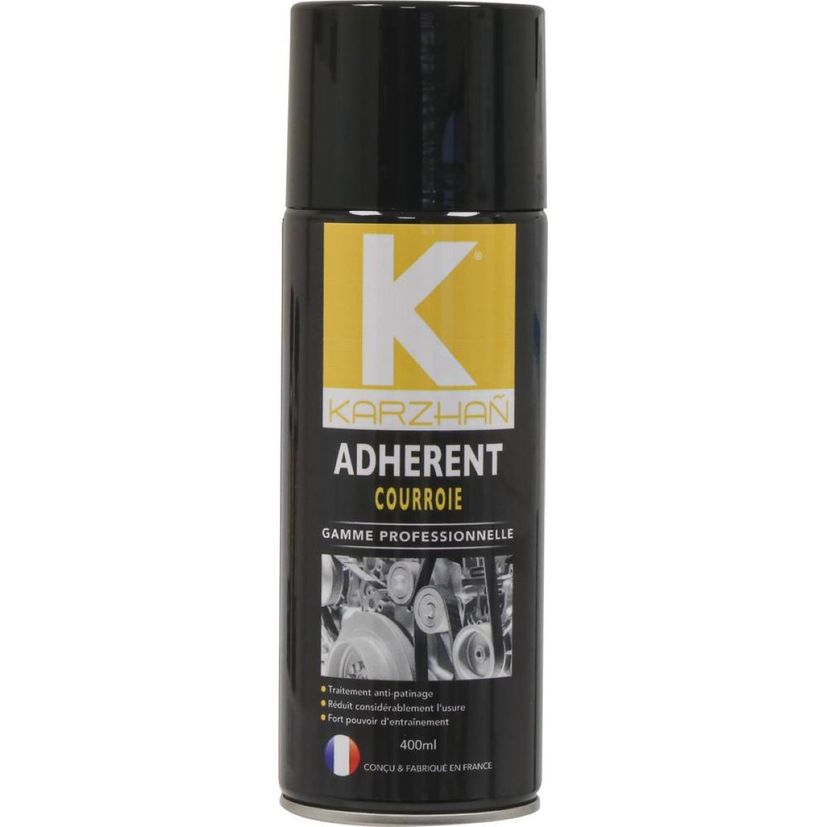 Adhérent courroie KARZHAÑ, spécial anti-patinage, aérosol 400 ml