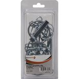 Lot de 2 Goupille clips avec chaîne, tige 11 mm, KLIPPER