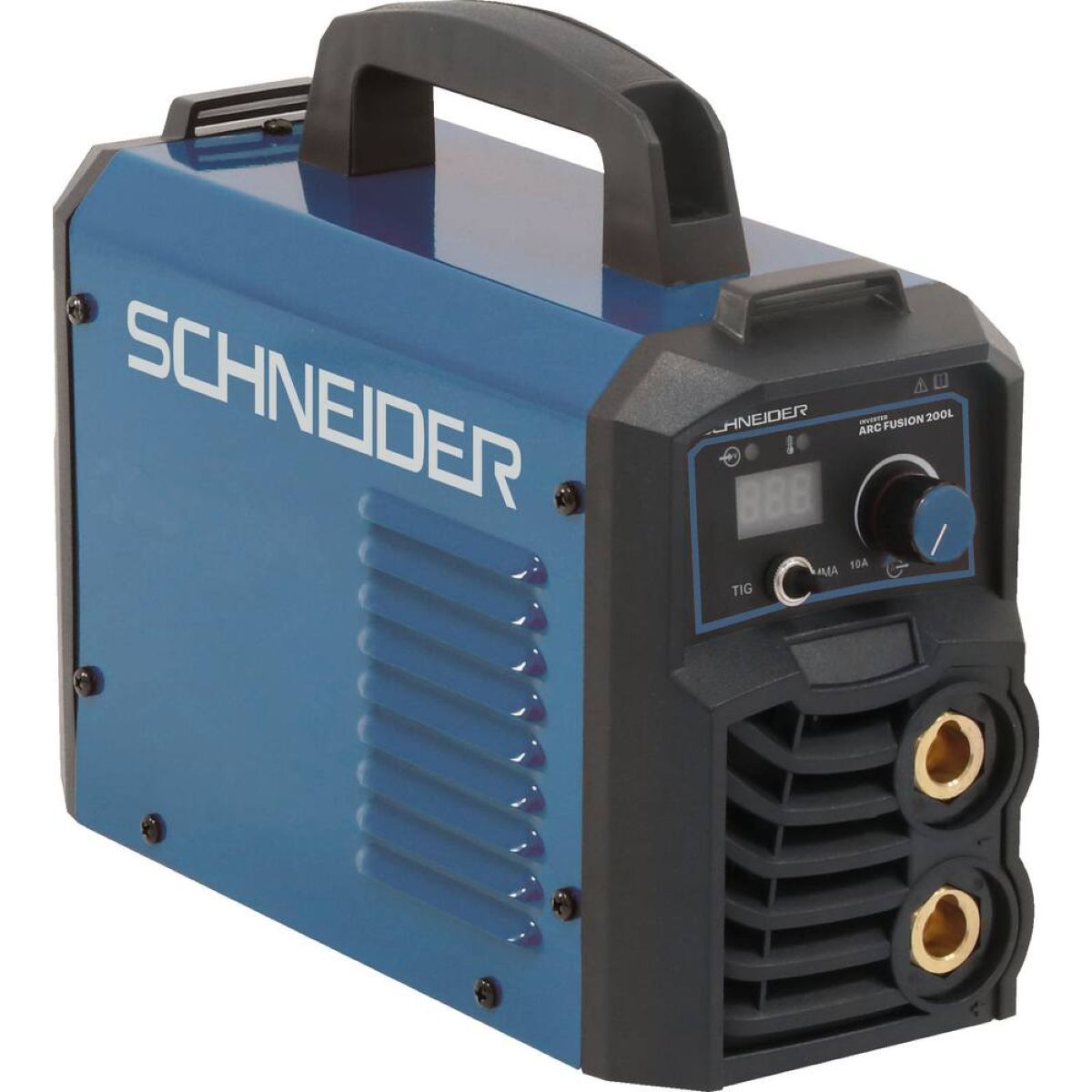 Poste à souder inverter à électrodes MMA et TIG, SCHNEIDER MMA ARC Fusion 200L