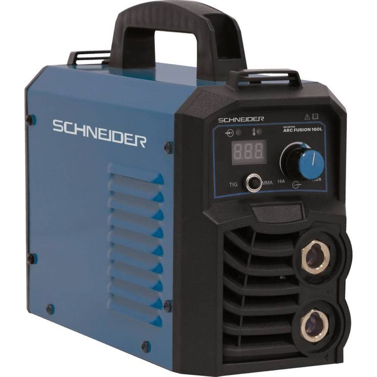 Poste à souder inverter à électrodes MMA et TIG, SCHNEIDER MMA ARC Fusion 160L