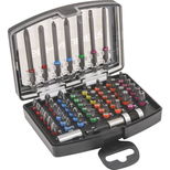 Coffret de 57 embouts 1/4" longueur 25mm et 75mm, qualité S2, SCHNEIDER