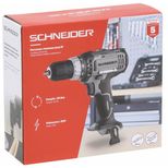 Perceuse visseuse sans fil 20V, 35Nm, seule ou en pack avec batterie et chargeur, SCHNEIDER