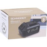 Batterie 20V Li-ion, 4Ah, pour outil électroportatif, SCHNEIDER