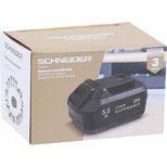 Batterie 20V Li-ion, 5Ah, pour outil électroportatif, SCHNEIDER