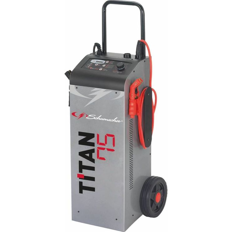 Chargeur demarreur sur roues 12/24, courant de charge efficace 75A, TITAN 75